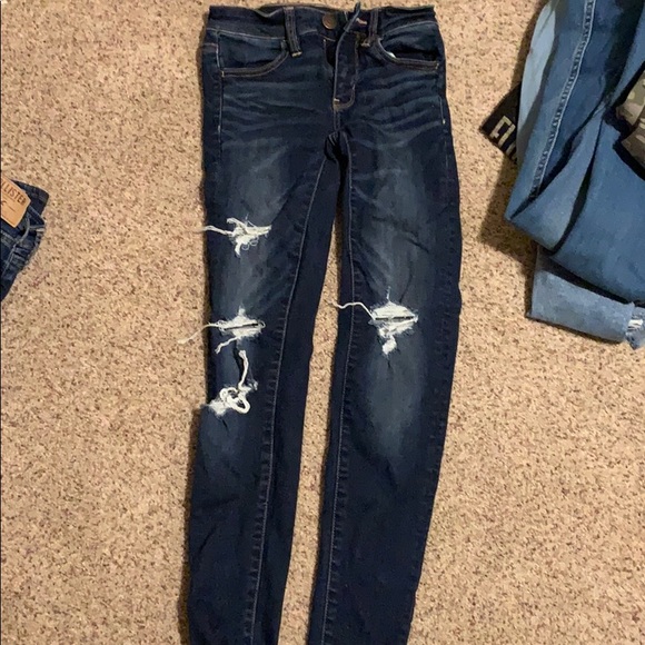 American Eagle Outfitters Jeans American Eagle Ripped Skinny Jeans Poshmark